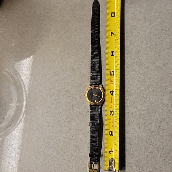 Movado Gold and Black Womans's Watch - Picture 6 of 6